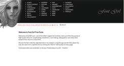 Desktop Screenshot of fontgirl.com