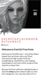 Mobile Screenshot of fontgirl.com